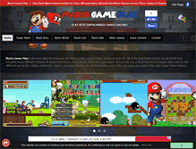 Tablet Screenshot of mariogameplay.com